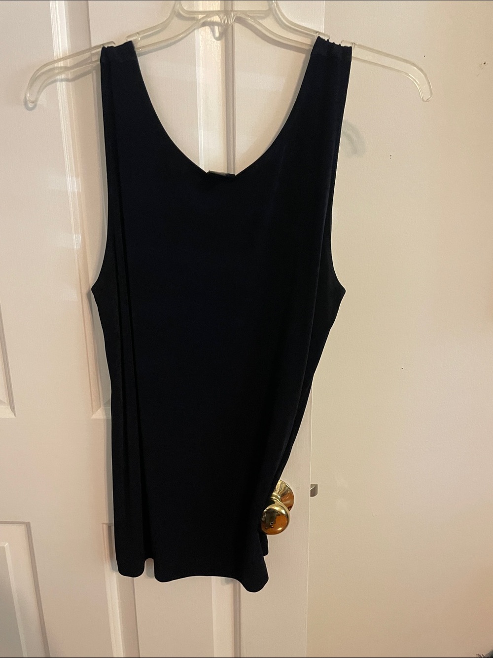 Chico's Black Scoop Neck Sleeveless Tank